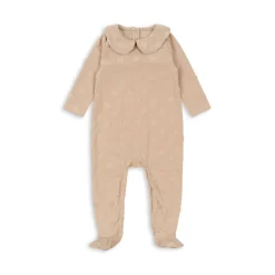 Konges Slojd Miffie onesie met kraagje - Smoke gray -