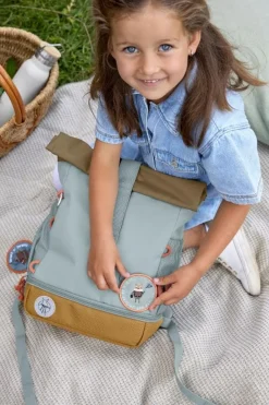 Lässig Mini Rolltop rugzak - Nature - Light Blue - Sale