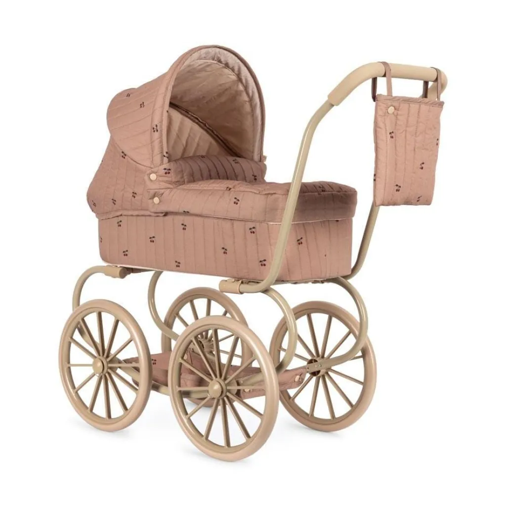 Konges Slojd Minnie Doll pram - Cherry Blush poppenwagen - Clearance