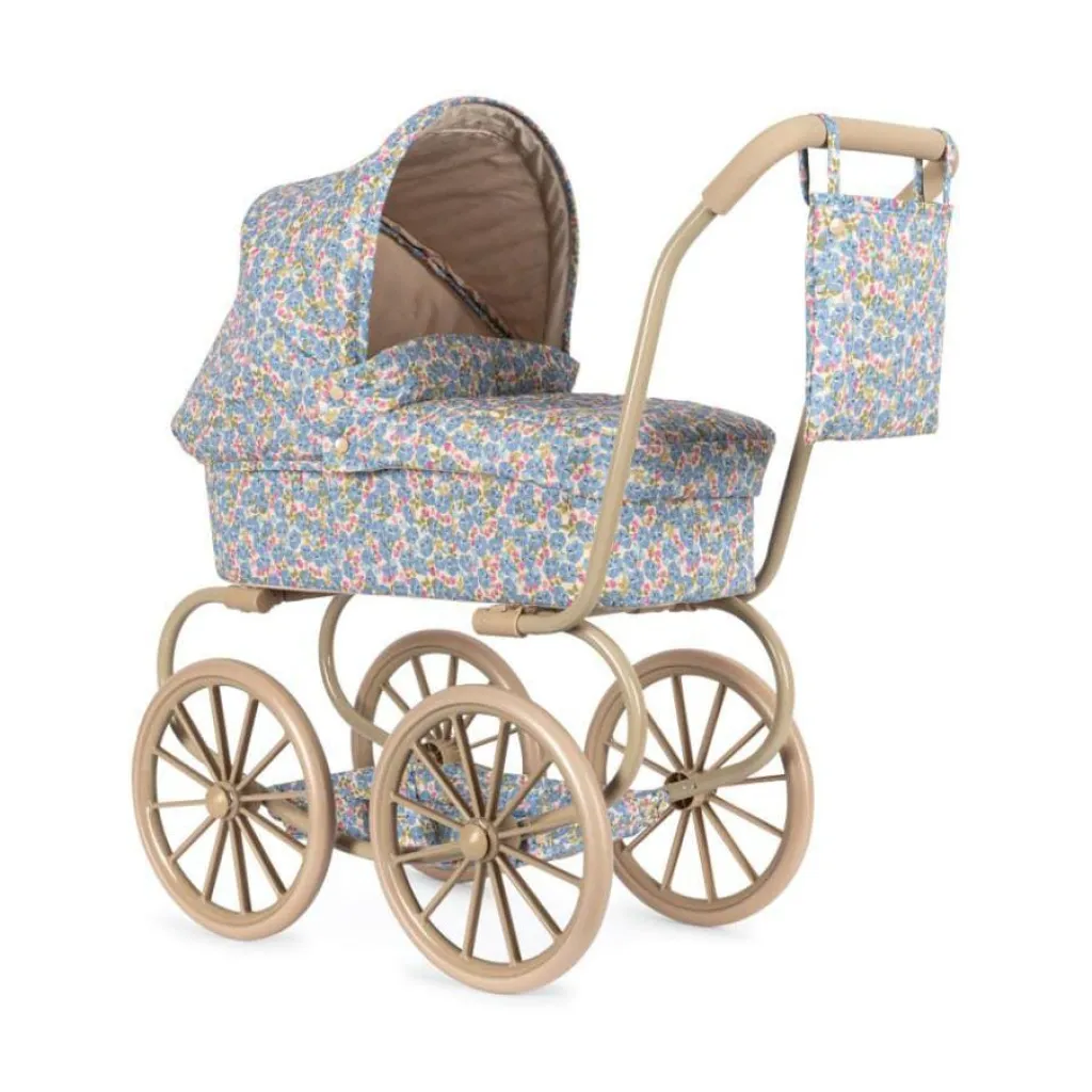 Konges Slojd Minnie Doll pram - Fleur rosier poppenwagen - Best