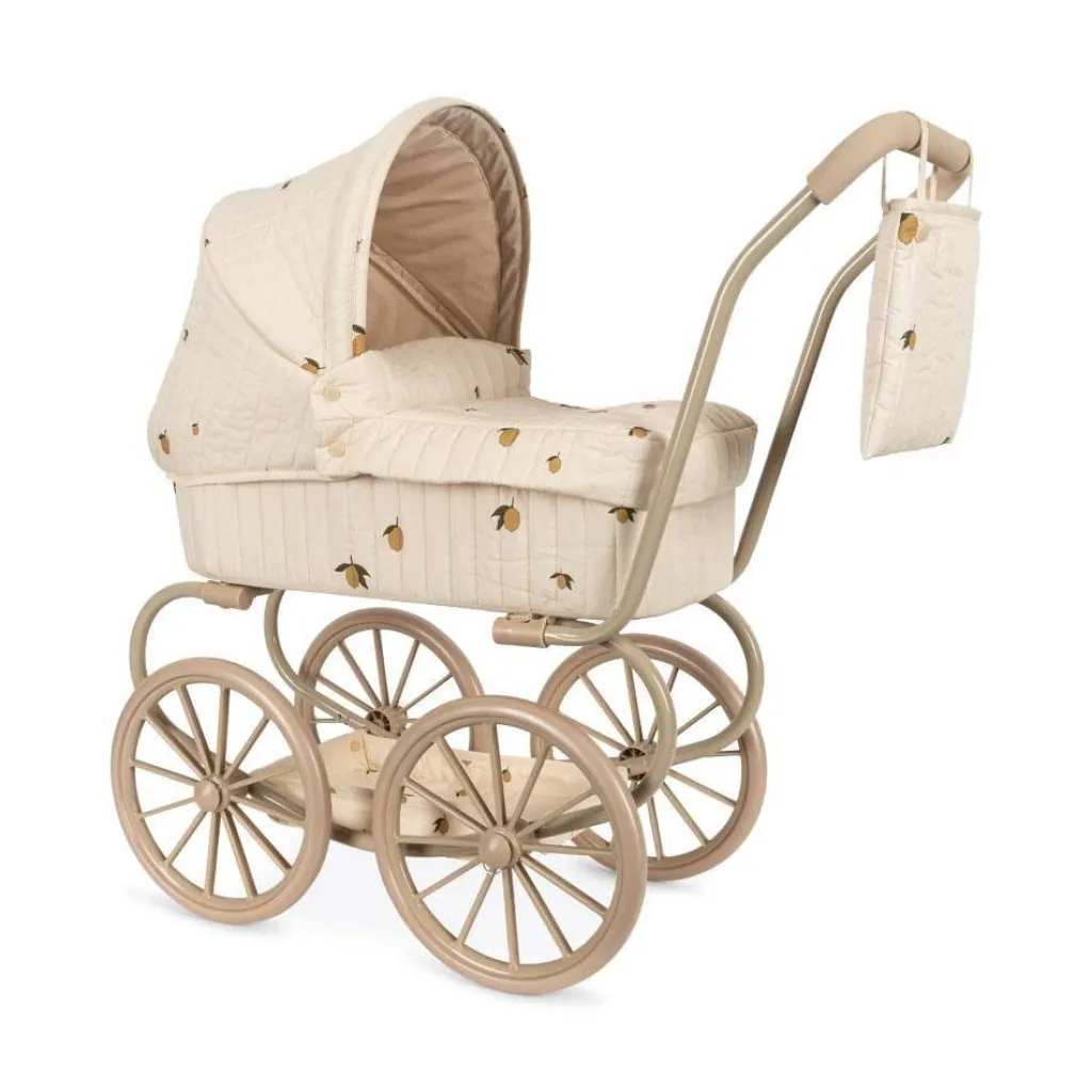 Konges Slojd Minnie Doll pram - Lemon poppenwagen - Discount