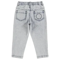 Piupiuchick Mom fit broek - Washed light blue - Sale