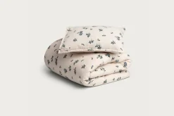 Garbo & Friends Muslin Bed Set Baby 70x80cm - Blueberry -