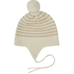 FUB Muts pompom hat - ecru/hay - Clearance