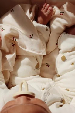 Konges Slojd New born onesie met kap - Lemon - Clearance