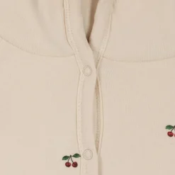 Konges Slojd Newborn onesie met kap - Cherry - Online
