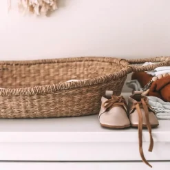 Olli Ella Nyla Seagrass Changing Basket - Hot