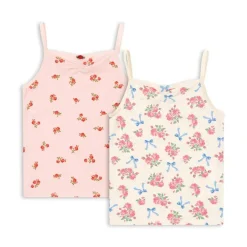Konges Slojd Onderhemdjes 2-pack - Bella rosita - Hot