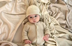 Nixnut Onesie - Rib Biscuit Stripe - Online