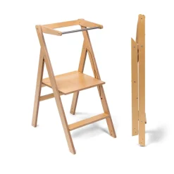 Ette Tete Opvouwbare & verstelbare leertoren Step'n'Fold - Naturel - Discount