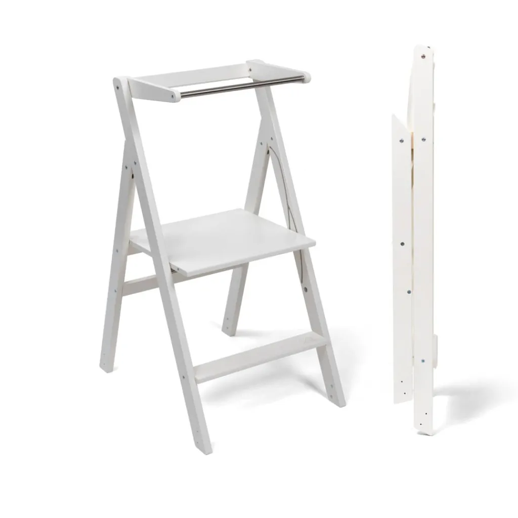 Ette Tete Opvouwbare & verstelbare leertoren Step'n'Fold - Wit - Best