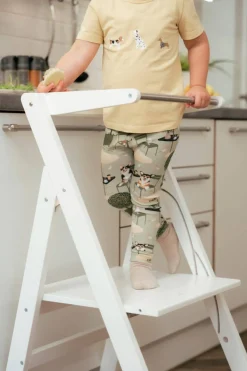 Ette Tete Opvouwbare & verstelbare leertoren Step'n'Fold - Wit - Best