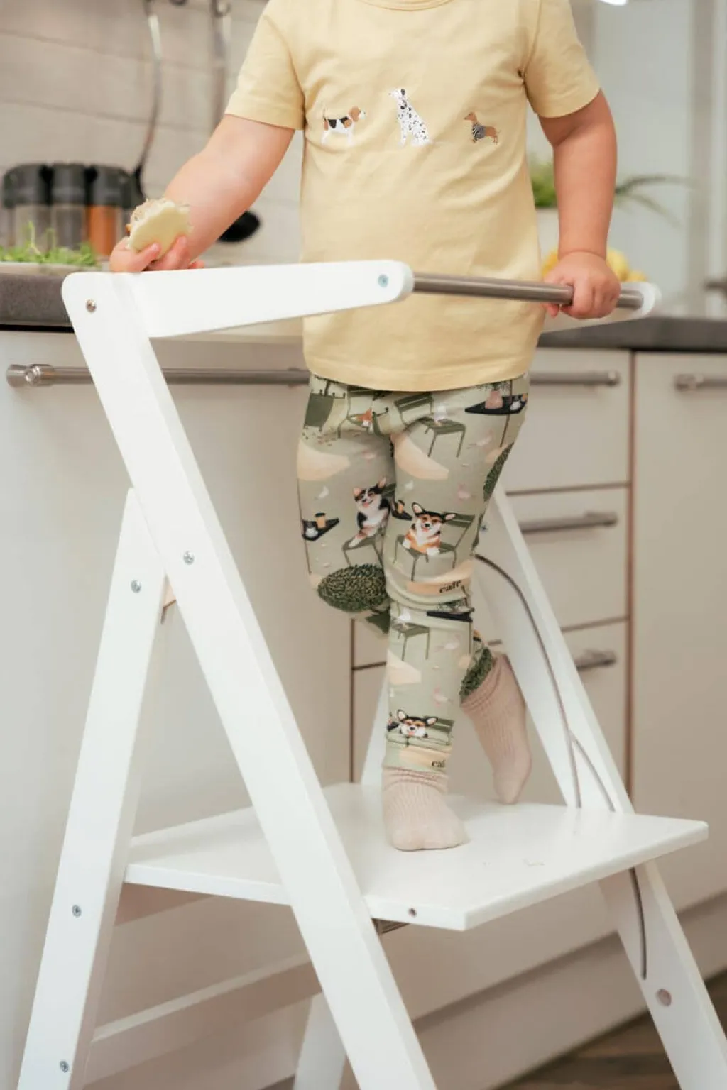 Ette Tete Opvouwbare & verstelbare leertoren Step'n'Fold - Wit - Best