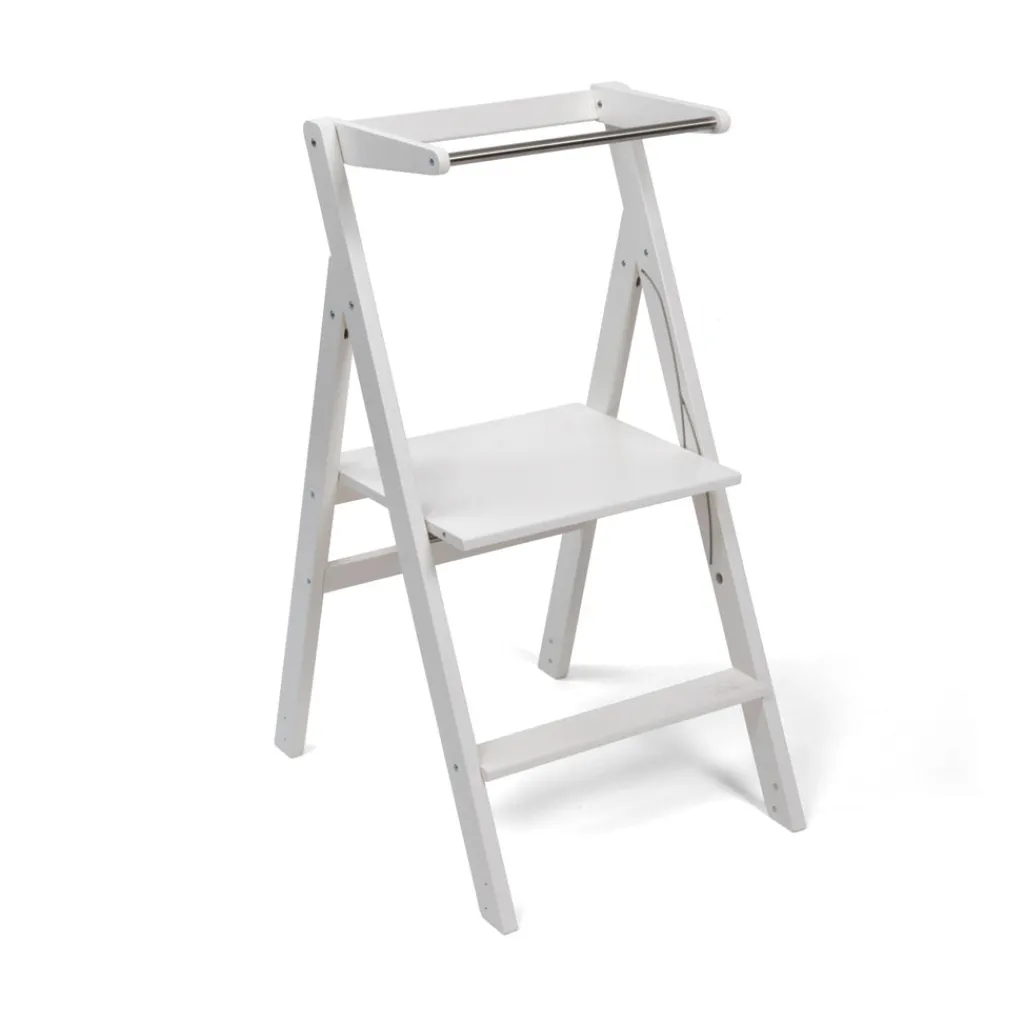 Ette Tete Opvouwbare & verstelbare leertoren Step'n'Fold - Wit - Best