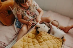 Olli Ella Organic cotton strolley bedset - mustard - Best