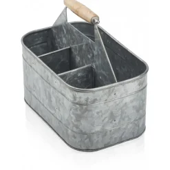Humdakin Organizing bucket opberger zink - 30x20cm - Hot