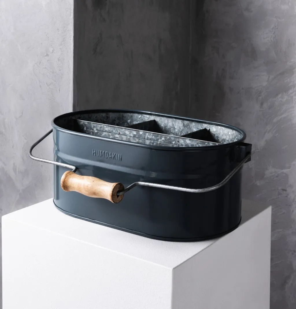 Humdakin Organizing bucket opberger zink 30x20 - Grey - Online
