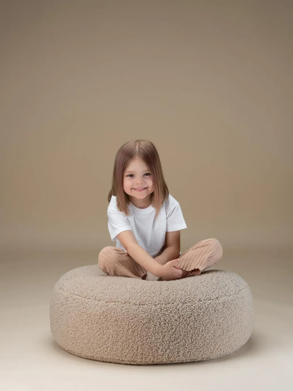 Wigiwama Ottoman Pouf - Biscuit -