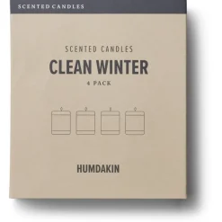Humdakin 4-pack de bougies parfumées - Clean winter - Discount