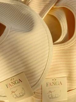 Fanga Fontana 2-pack slabbetjes Fio Stripe - Blue Mix - New