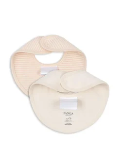 Fanga Fontana 2-pack slabbetjes Fio Stripe - Blush Mix - Discount