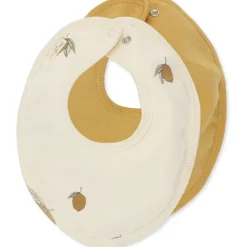Konges Slojd 2-pack slabbetjes newborn - Lemon - New