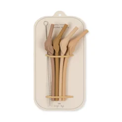 Konges Slojd Pailles en silicone éléphant - Rosesand mix - Best