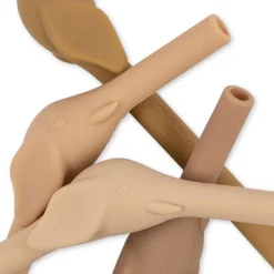 Konges Slojd Pailles en silicone éléphant - Rosesand mix - Best