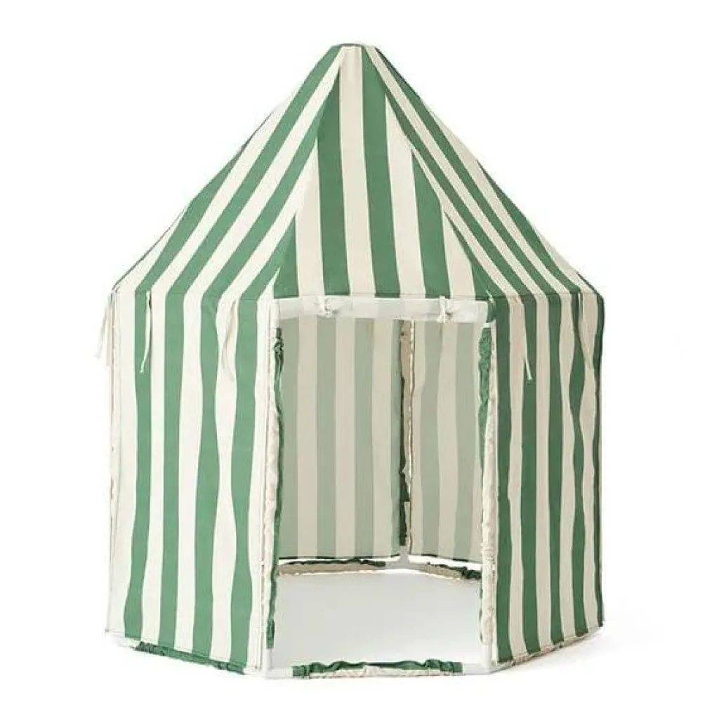 Kid's Concept Paviljoentent - Stripe Green - Outlet
