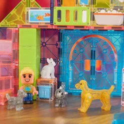 Magna-Tiles Pet Playhouse set - 50 stuks - Hot
