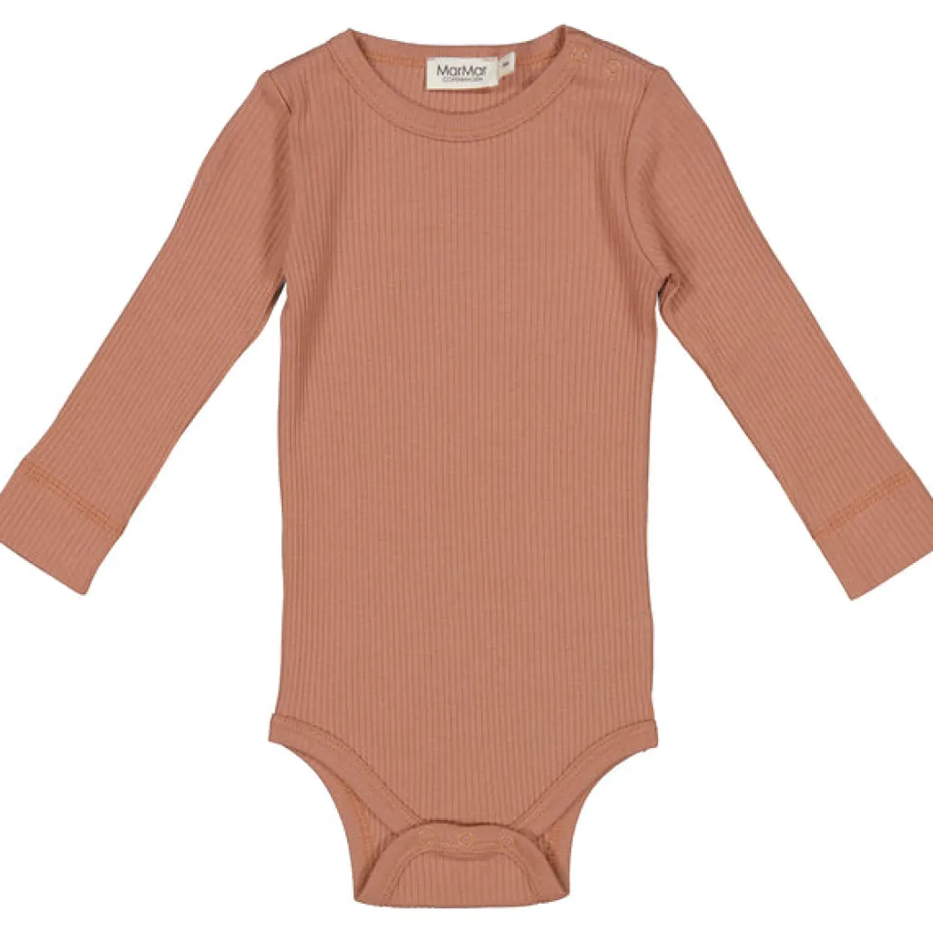 MarMar Copenhagen Plain body lange mouwen - Soft Hazel - Hot