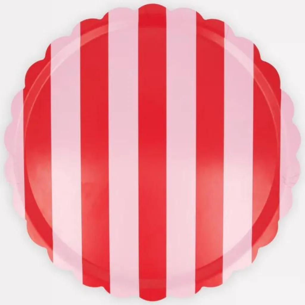 Meri Meri Plateau - Rouge et rose - Discount