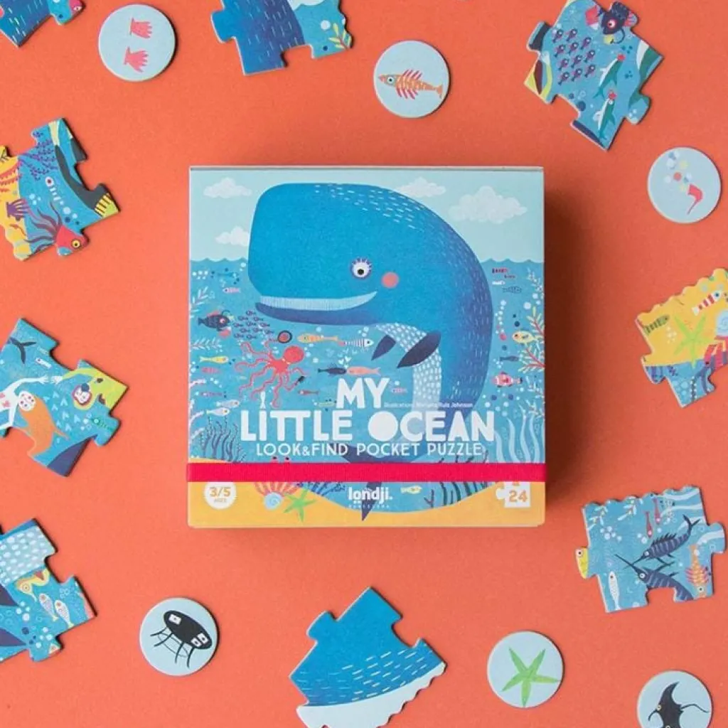 Londji Pocket Puzzel - My Little Ocean - Sale
