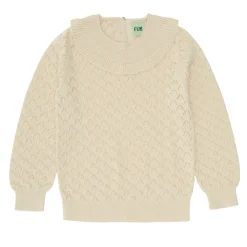 FUB Pointelle Blouse - ecru - Online