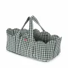 Konges Slojd Poppendraagmand - Green check - Outlet