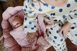 Konges Slojd Poppendraagmand - Powder Pink Check - Discount