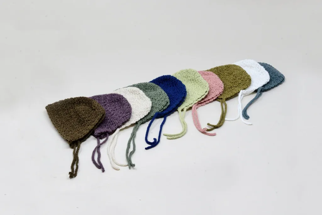 Yaarn Poppenkleding - Doll bonnet Frey - gehaakt katoen - Blush - Online