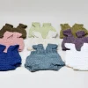 Yaarn Poppenkleding - Doll frill short Olympia - gehaakt katoen - Moon - New