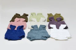 Yaarn Poppenkleding - Doll frill short Olympia - gehaakt katoen - Moon - New