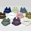 Yaarn Poppenkleding - Doll set top & bloomer August - gehaakt katoen - Blush - Online