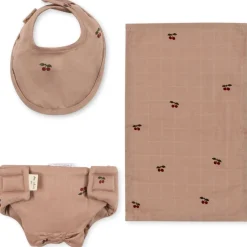 Konges Slojd Poppenverzorgingsset - cherry blush - New