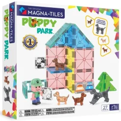 Magna-Tiles Puppy Park set - 27 stuks - Hot