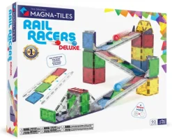 Magna-Tiles Rail Racers Deluxe set - 90 stuks - Hot