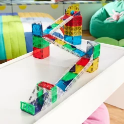 Magna-Tiles Rail Racers Deluxe set - 90 stuks - Hot