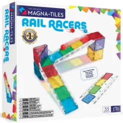 Magna-Tiles Rail Racers set - 33 stuks - Discount