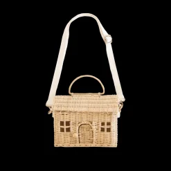 Olli Ella Rattan Casa Bag - Straw - Online