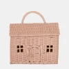 Olli Ella Rattan Casa Clutch - Rose - Outlet