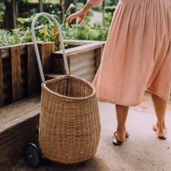 Olli Ella Rattan Medium Luggy - Natural - Discount