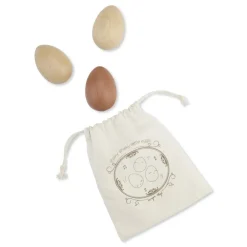 Konges Slojd Rattle eggs - neutral -