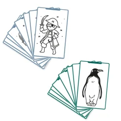 Kidywolf Refill voor Kidydraw Mini tekentablet - Animals Around the World & Oceans and Pirates - Best